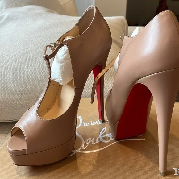 Christian Louboutin | Shoes | Christian Louboutin Nude Alta